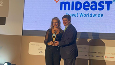 Η Mideast Travel Worldwide βραβεύεται με Gold Award στην κατηγορία Best VIP & Luxury Travel Services στα Greek Hospitality Awards 2022