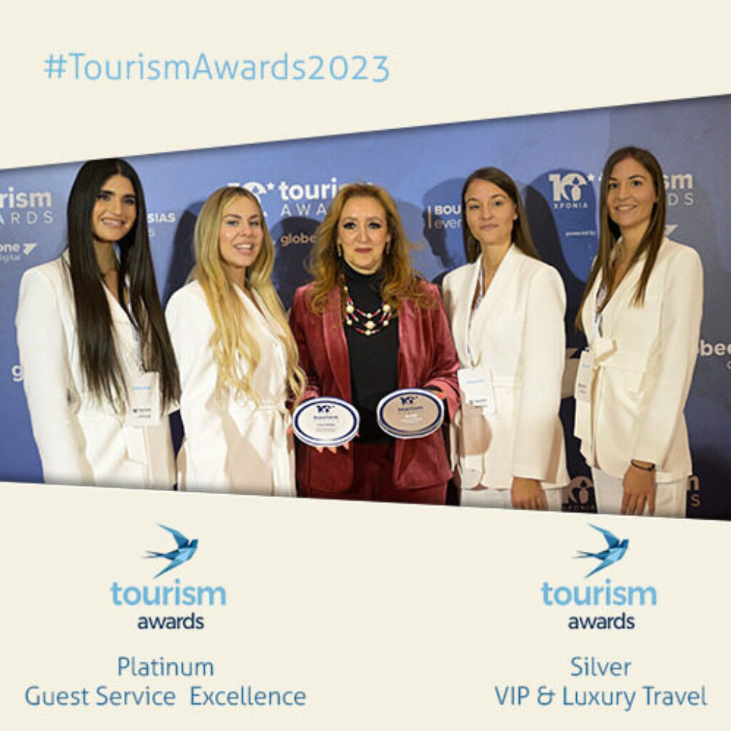 Mideast Travel Wins Two Awards at Tourism Awards 2023 Travel Agency in Athens