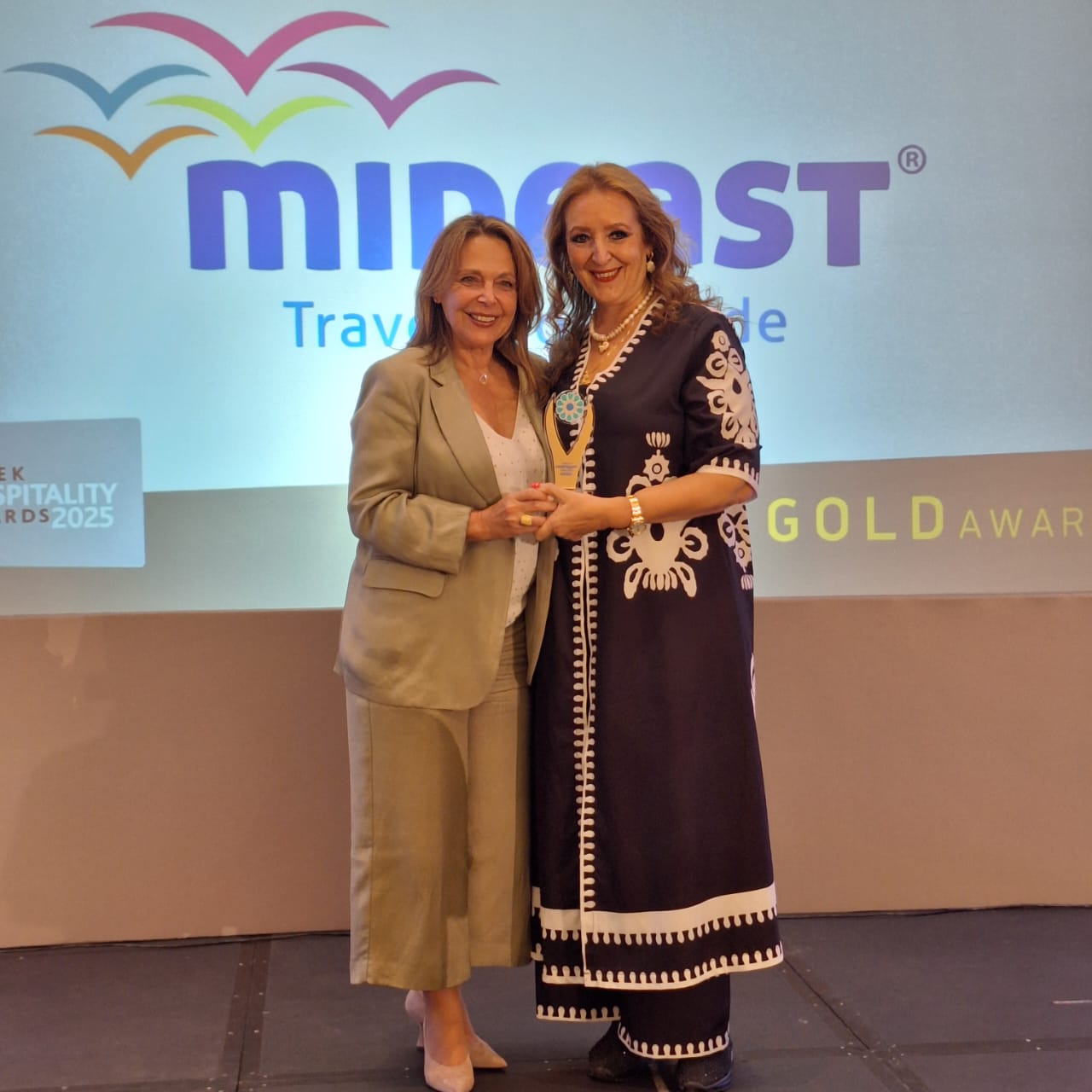 Η Mideast Travel Worldwide βραβεύεται με Gold Award στην κατηγορία Best VIP & Luxury Travel Services στα Greek Hospitality Awards 2025
